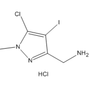 (5-Chloro-4-iodo-1-methyl-1H-pyrazol-3-yl)methanamine hydrochloride|CS-1383938