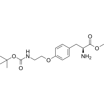 Methyl (S)-2-amino-3-(4-(2-((tert-butoxycarbonyl)amino)ethoxy)phenyl)propanoate|CS-1383963