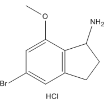 5-Bromo-7-methoxy-2,3-dihydro-1H-inden-1-amine hydrochloride|CS-1384097
