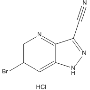 6-Bromo-1H-pyrazolo[4,3-b]pyridine-3-carbonitrile hydrochloride|CS-1384100