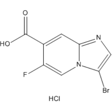 3-Bromo-6-fluoroimidazo[1,2-a]pyridine-7-carboxylic acid hydrochloride|CS-1384133