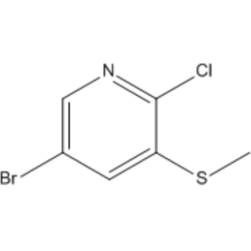 5-Bromo-2-chloro-3-(methylthio)pyridine|CS-1384175