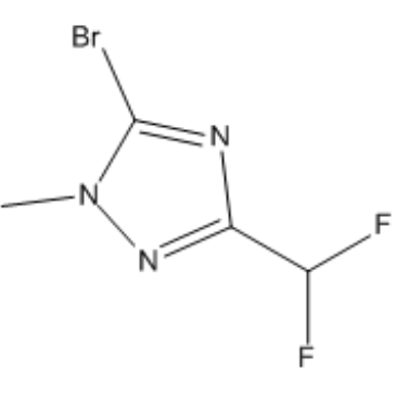 5-Bromo-3-(difluoromethyl)-1-methyl-1H-1,2,4-triazole|CS-1384180