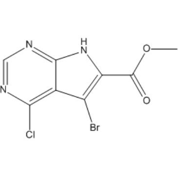 Methyl 5-bromo-4-chloro-7H-pyrrolo[2,3-d]pyrimidine-6-carboxylate|CS-1384190