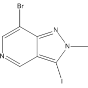 7-Bromo-3-iodo-2-methyl-2H-pyrazolo[4,3-c]pyridine|CS-1384195