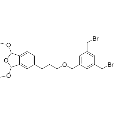5-(3-((3,5-Bis(bromomethyl)benzyl)oxy)propyl)-1,3-dimethoxy-1,3-dihydroisobenzofuran|CS-1384273