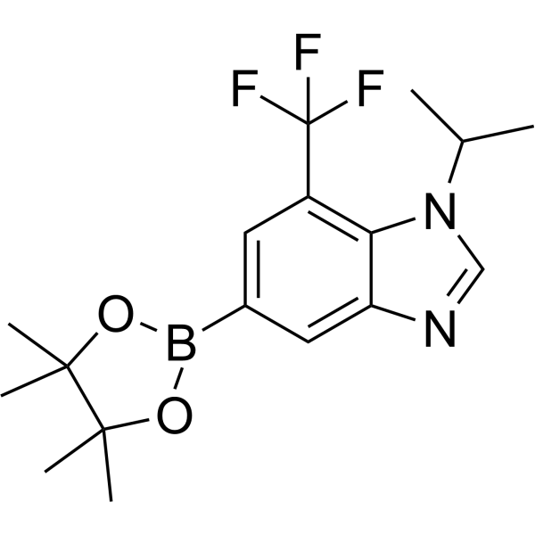 1-Isopropyl-5-(4,4,5,5-tetramethyl-1,3,2-dioxaborolan-2-yl)-7-(trifluoromethyl)-1H-benzo[d]imidazole|CS-1384445