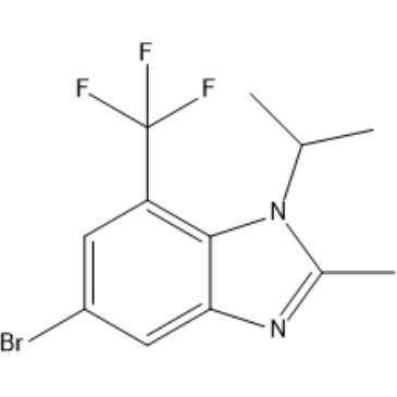 5-Bromo-1-isopropyl-2-methyl-7-(trifluoromethyl)-1H-benzo[d]imidazole|CS-1384474