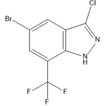 5-Bromo-3-chloro-7-(trifluoromethyl)-1H-indazole|CS-1384476
