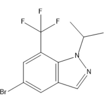 5-Bromo-1-isopropyl-7-(trifluoromethyl)-1H-indazole|CS-1384478