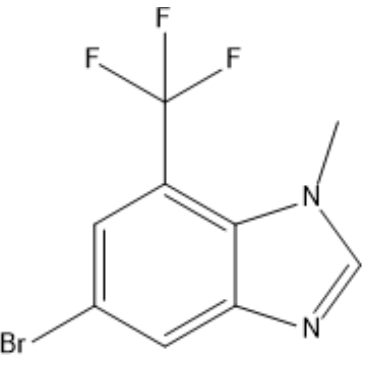 5-Bromo-1-methyl-7-(trifluoromethyl)-1H-benzo[d]imidazole|CS-1384483