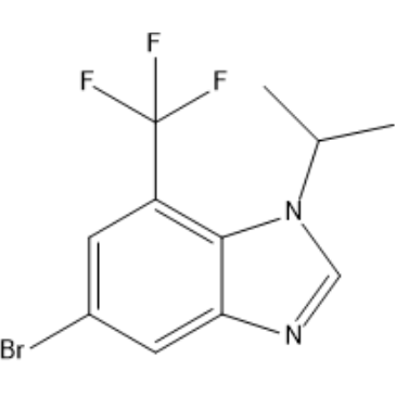 5-Bromo-1-isopropyl-7-(trifluoromethyl)-1H-benzo[d]imidazole|CS-1384485