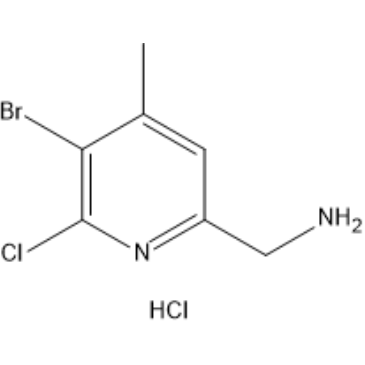 (5-Bromo-6-chloro-4-methylpyridin-2-yl)methanamine hydrochloride|CS-1384489