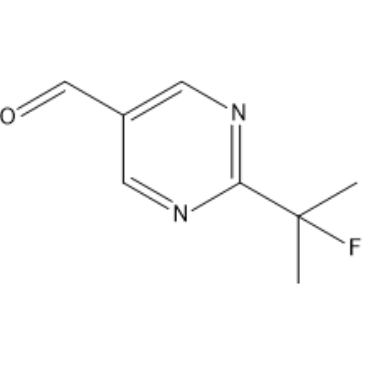 2-(2-Fluoropropan-2-yl)pyrimidine-5-carbaldehyde|CS-1384497