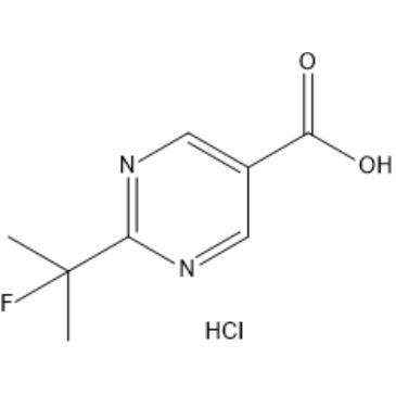 2-(2-Fluoropropan-2-yl)pyrimidine-5-carboxylic acid hydrochloride|CS-1384501