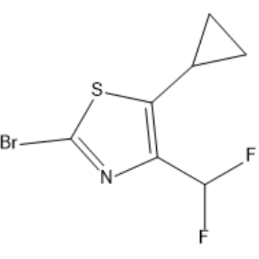 2-Bromo-5-cyclopropyl-4-(difluoromethyl)thiazole|CS-1384520