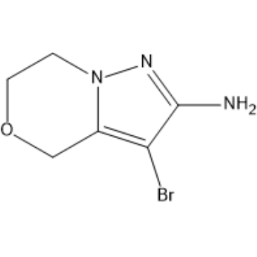 3-Bromo-6,7-dihydro-4H-pyrazolo[5,1-c][1,4]oxazin-2-amine|CS-1384578