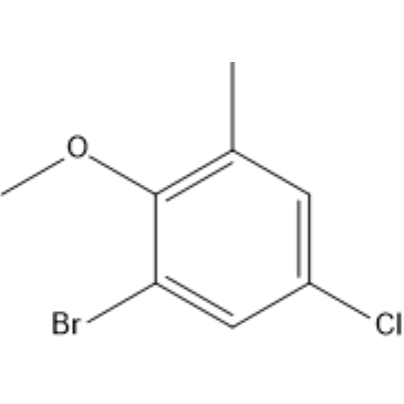 1-Bromo-5-chloro-2-methoxy-3-methylbenzene|CS-1384583