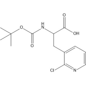 2-((tert-Butoxycarbonyl)amino)-3-(2-chloropyridin-3-yl)propanoic acid|CS-1384589
