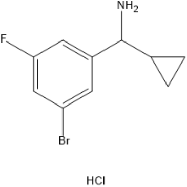 (3-Bromo-5-fluorophenyl)(cyclopropyl)methanamine hydrochloride|CS-1384600