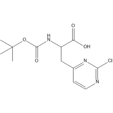 2-((tert-Butoxycarbonyl)amino)-3-(2-chloropyrimidin-4-yl)propanoic acid|CS-1384605