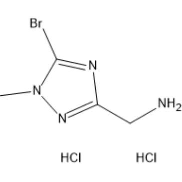 (5-Bromo-1-methyl-1H-1,2,4-triazol-3-yl)methanamine dihydrochloride|CS-1384608