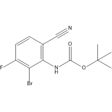 tert-Butyl (2-bromo-6-cyano-3-fluorophenyl)carbamate|CS-1384615