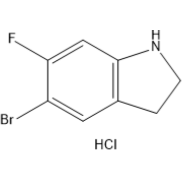 5-Bromo-6-fluoroindoline hydrochloride|CS-1384625