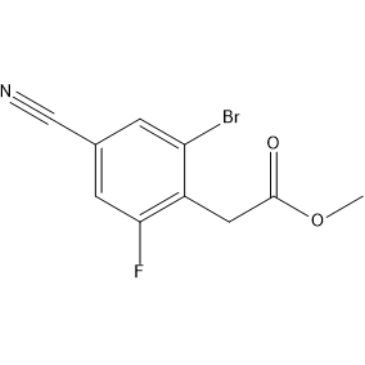 Methyl 2-(2-bromo-4-cyano-6-fluorophenyl)acetate|CS-1384780