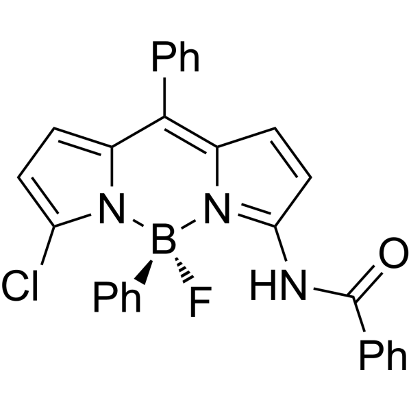 (S)-N-(7-Chloro-5-fluoro-5,10-diphenyl-5H-4λ4,5λ4-dipyrrolo[1,2-c:2',1'-f][1,3,2]diazaborinin-3-yl)benzamide|CS-1385343