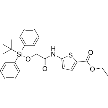 Ethyl 5-(2-((tert-butyldiphenylsilyl)oxy)acetamido)thiophene-2-carboxylate|CS-1385438