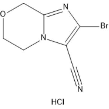 2-Bromo-5,6-dihydro-8H-imidazo[2,1-c][1,4]oxazine-3-carbonitrile hydrochloride|CS-1385603