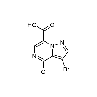 3-Bromo-4-chloropyrazolo[1,5-a]pyrazine-7-carboxylic acid|CS-1385650