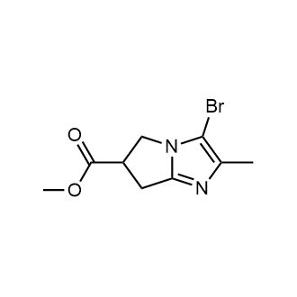 Methyl 3-bromo-2-methyl-6,7-dihydro-5H-pyrrolo[1,2-a]imidazole-6-carboxylate|CS-1385721