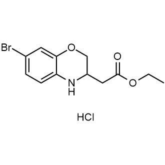 Ethyl 2-(7-bromo-3,4-dihydro-2H-benzo[b][1,4]oxazin-3-yl)acetate hydrochloride|CS-1385748