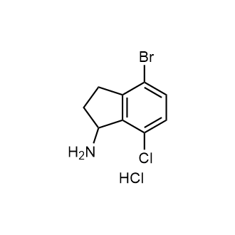4-Bromo-7-chloro-2,3-dihydro-1H-inden-1-amine hydrochloride|CS-1385751