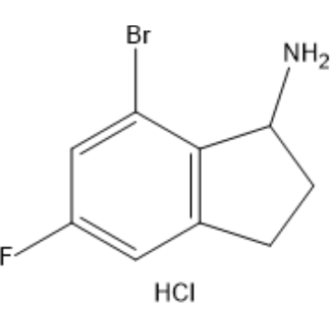 7-Bromo-5-fluoro-2,3-dihydro-1H-inden-1-amine hydrochloride|CS-1385909