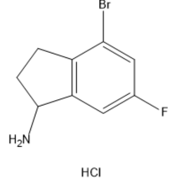4-Bromo-6-fluoro-2,3-dihydro-1H-inden-1-amine hydrochloride|CS-1385971