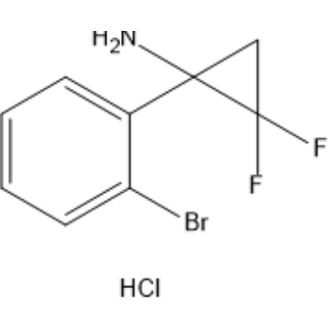 1-(2-Bromophenyl)-2,2-difluorocyclopropan-1-amine hydrochloride|CS-1386059