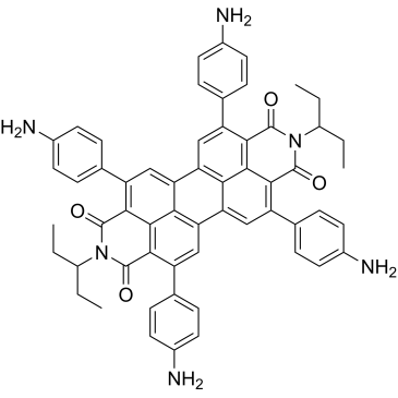 4,7,11,14-Tetrakis(4-aminophenyl)-2,9-di(pentan-3-yl)anthra[2,1,9-def:6,5,10-d'e'f']diisoquinoline-1,3,8,10(2H,9H)-tetraone|CS-1386064
