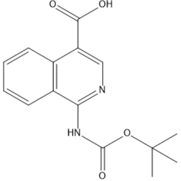 1-((tert-Butoxycarbonyl)amino)isoquinoline-4-carboxylic acid|CS-1386126