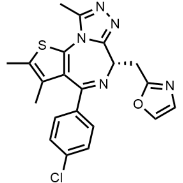 (S)-2-((4-(4-Chlorophenyl)-2,3,9-trimethyl-6H-thieno[3,2-f][1,2,4]triazolo[4,3-a][1,4]diazepin-6-yl)methyl)oxazole|CS-1386144