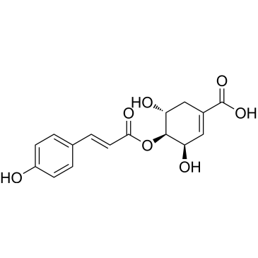 (3R,4S,5R)-3,5-Dihydroxy-4-(((E)-3-(4-hydroxyphenyl)acryloyl)oxy)cyclohex-1-ene-1-carboxylic acid|CS-1386242