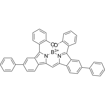 Boron, [2-[3-[[3-[2-(hydroxy-κO)phenyl]-5-phenyl-1H-isoindol-1-ylidene-κN]methyl]-6-phenyl-2H-isoindol-1-yl-κN]phenolato(3-)-κO]-, (T-4)-|CS-1386274