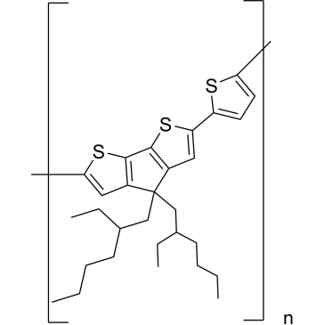 Poly[[4,4-bis(2-ethylhexyl)-4H-cyclopenta[2,1-b:3,4-b′]dithiophene-2,6-diyl]-2,5-thiophenediyl]|CS-1386277