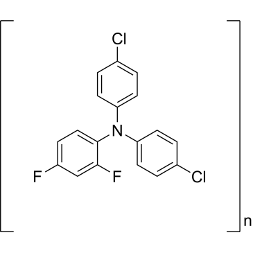 Benzenamine, N,N-bis(4-chlorophenyl)-2,4-difluoro-, homopolymer|CS-1386293