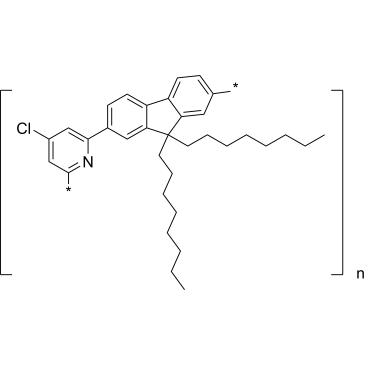 Poly[(4-chloro-2,6-pyridinediyl)(9,9-dioctyl-9H-fluorene-2,7-diyl)]|CS-1386324