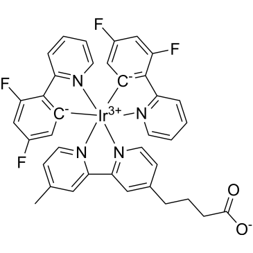 Iridium, bis[3,5-difluoro-2-(2-pyridinyl-κN)phenyl-κC](4′-methyl[2,2′-bipyridine]-4-butanoato-κN1,κN1′)-|CS-1386332