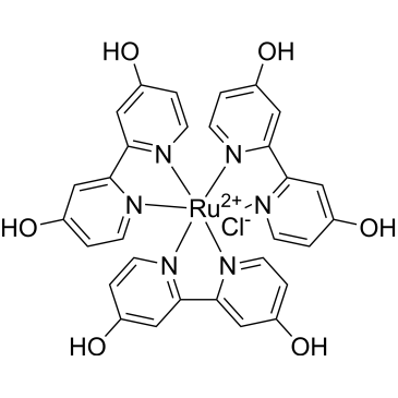 Ruthenium(2+), tris([2,2′-bipyridine]-4,4′-diol-κN1,κN1′)-, chloride (1:2), (OC-6-11)-|CS-1386338
