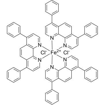 Iron(2+), tris(4,7-diphenyl-1,10-phenanthroline-κN1,κN10)-, chloride (1:2), (OC-6-11)-|CS-1386342